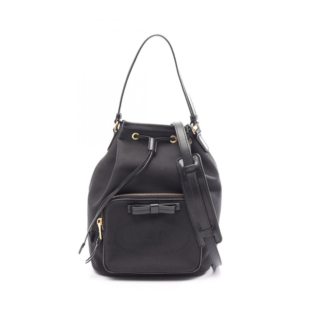 Prada Logo Jacquard Shoulder Handbag #304378P13B